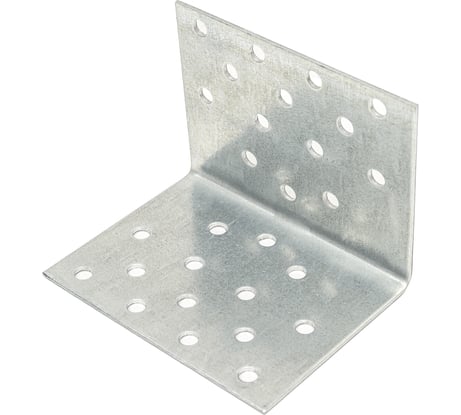 Крепежный угол равносторонний, 80x60x60x2,0 мм, накл. Zitar 126388