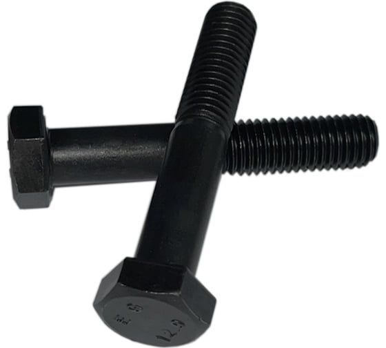 Болт ZAMETAL М12x100 мм, 12.9, DIN 931, Б/П, в упаковке 50 шт. ZA107021 1