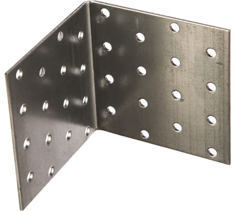 Крепежный угол равносторонний, 80x80x80x2,0 мм, накл. Zitar 126400