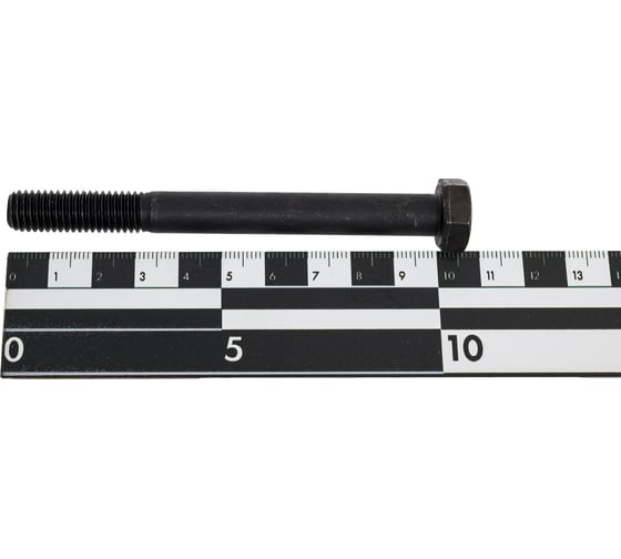 Болт ZAMETAL М10x100 мм, 12.9, DIN 931, Б/П, в упаковке 50 шт. ZA106918