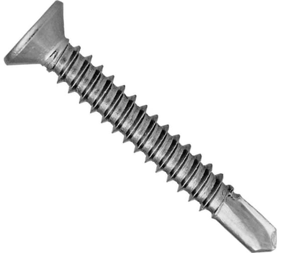 Саморез со сверлом и потайной головкой ZAMETAL 4,8x19 мм, DIN 7504Р, TORX, цинк, 1000 шт. ZA108288