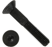 Винт с потайной головкой ZAMETAL М12x50 мм, 10.9, внутренний шестигранник, DIN 7991, Б/П, 100 шт. ZA111295