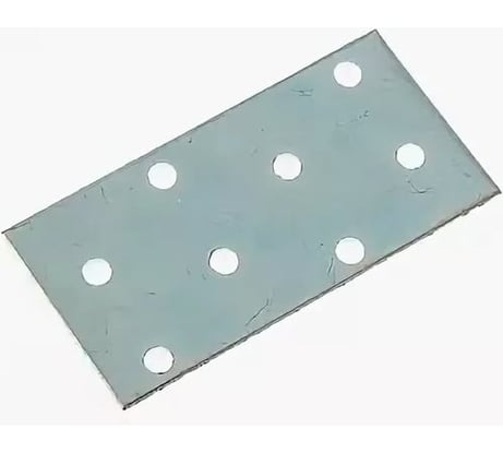 Пластина соединительная оцинкованная, 80x40x2,0 мм, накл. Zitar 124447