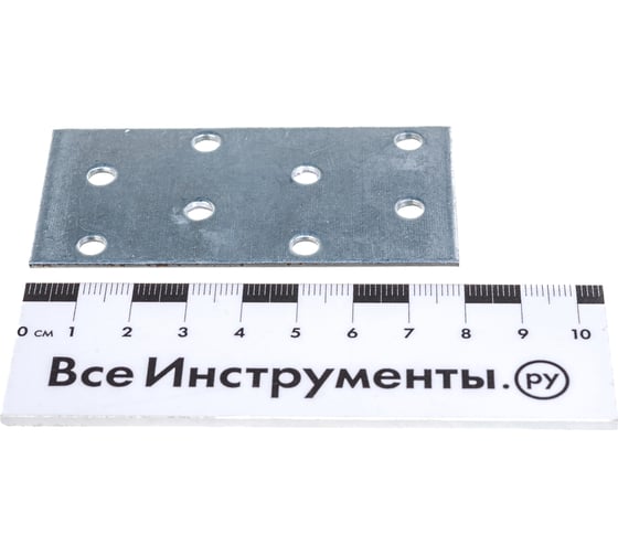 Соединительная пластина Tech-Krep оцинкованная 80х40х2.0 мм - накл. 124447