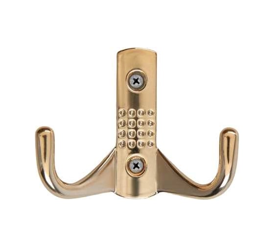 Мебельный крючок CAPPIO STANDART, двухрожковый, пластик, цвет золото 9047450 1