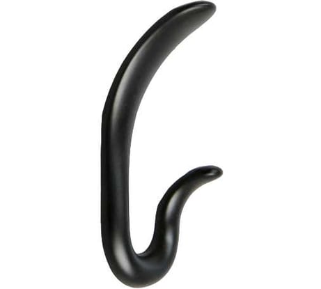 Мебельный крючок CAPPIO DUCK, двухрожковый, цвет черный 7599956