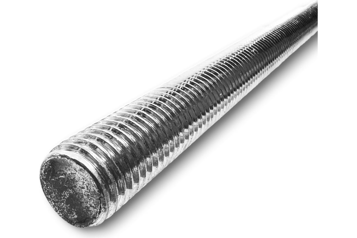 Нержавеющая шпилька KREPFIELD М12, метровая, резьбовая, DIN 975, A2, 1 ...