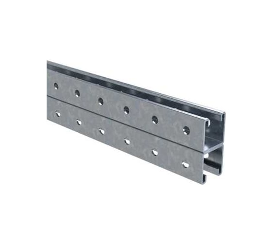 Двойной С-образный горячеоцинкованный профиль DKC 41x41, L1200, толщина 2,5 мм, BPD4112HDZ 1