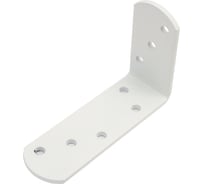 Крепежный уголок Tech-Krep белый 80х120х40х4,0 мм - накл. 124400