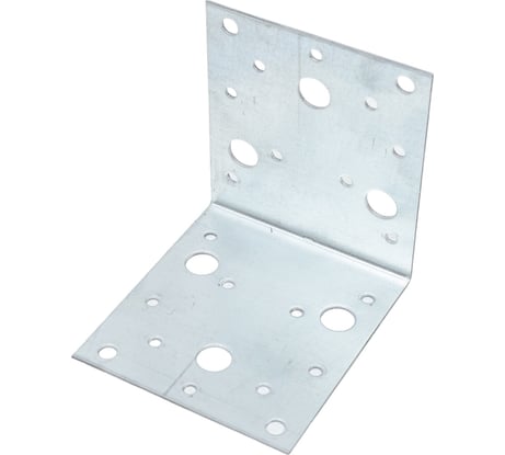 Крепежный уголок Tech-Krep оцинкованный 105х105х90х2,0 мм - накл. 124401