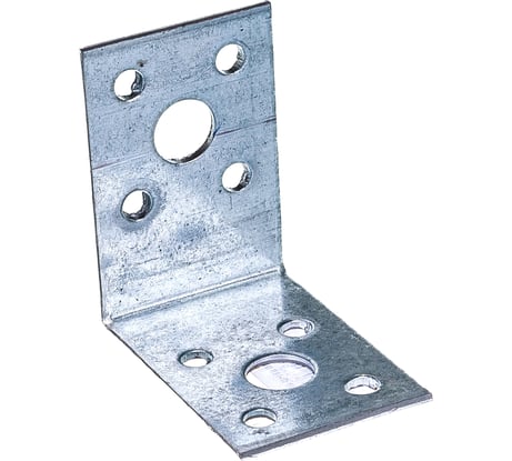 Уголок крепежный оцинкованный 50x50x35x2,0 мм, накл. Zitar 124404