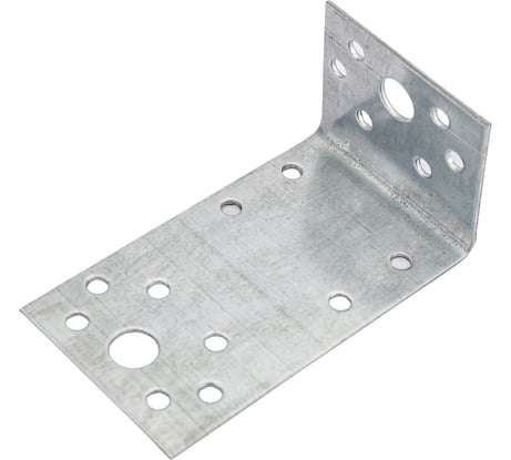 Крепежный уголок Tech-Krep оцинкованный 50х90х55х2,0 мм - накл. 124405
