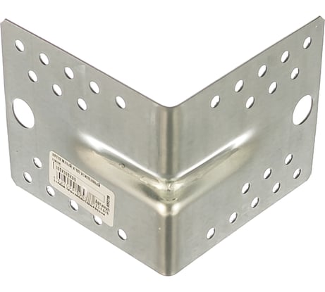 Уголок крепежный оцинкованный усиленный 105x105x90x2,0 мм, накл. Zitar 124408