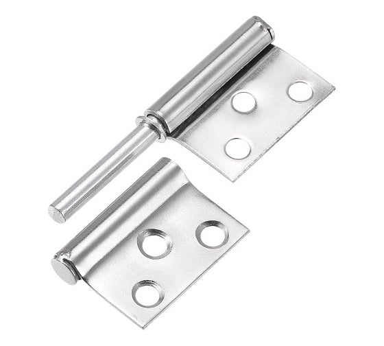 Карточная петля Brante левая 3030-75x55 мм, нержавеющая сталь, 2 шт. 456256