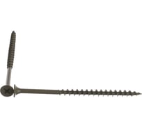 Саморез Качественный КРЕПЕЖ 4,2х76 потай, крупная резьба, оксид 540 шт 2000377 КЧ