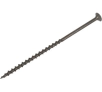 Саморез Качественный КРЕПЕЖ 4,8х102 потай, крупная резьба, оксид 350 шт 2000383 КЧ