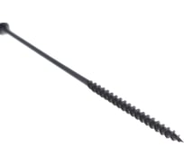 Саморез Качественный КРЕПЕЖ 4,8х152 потай, крупная резьба, оксид 300 шт 2000387 КЧ