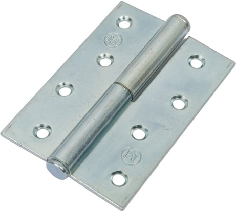 Накладная петля Tech-Krep/Zitar левая ПН1-100 цинк 1 шт. пакет 148190