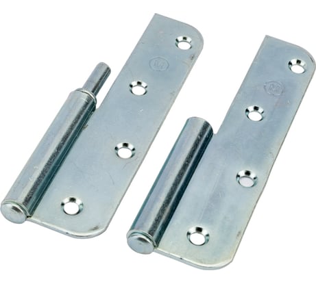 Накладная петля Tech-Krep/Zitar левая ПН1-130 цинк 1 шт. пакет 148192