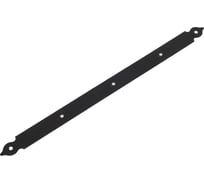 Пластина декоративная прямая Tech-Krep 400-25-2 мат черный - накл. 148349