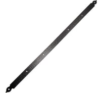 Пластина декоративная прямая Tech-Krep 600-25-2 мат черный - накл. 148351