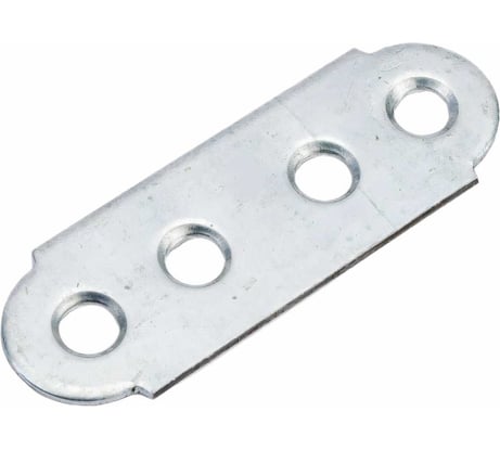 Пластина крепежная мебельная Tech-Krep 50x17x2 мм, цинк - накл. 141947