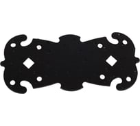 Пластина декоративная фигурная Tech-Krep 135-60 мат черный - накл. 148343