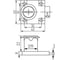 Замок MF LOCK.138.CR, прямоугольный, хром, D19x22 4578v 7