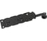 Накладная фигурная задвижка Tech-Krep/Zitar ЗД-110x35 плоский ригель L 150 черный матовый 1 шт. пакет 151906 1