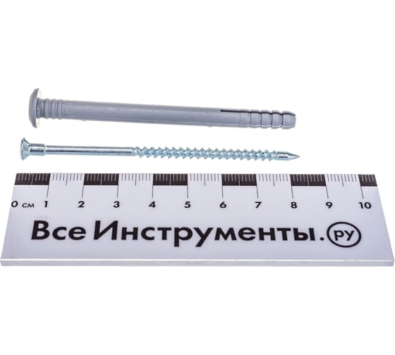 Дюбель-гвоздь Tech-Krep 6х80 грибовидная манжета, полипропилен 10 шт - пакет 103902