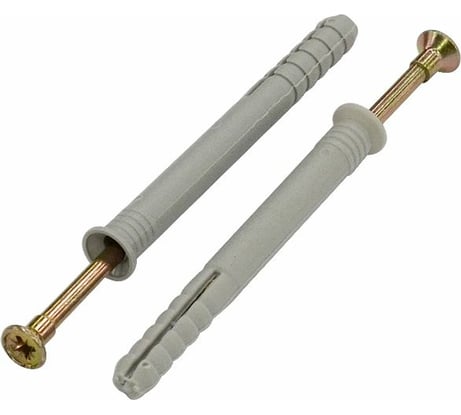 Дюбель-гвоздь Tech-Krep 8х100 потайная манжета, полипропилен 10 шт - пакет 103906