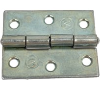 Дверная карточная врезная петля STARFIX 50x40 мм, цинк, 2 шт. SMM1-31826-2