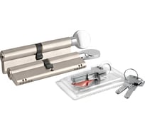 Цилиндровый механизм KALE KILIT 164OBSBMEZ 35+10+35M: 80mm, NP, 5+2K, BB, к-в 164OBSBMEZ0021