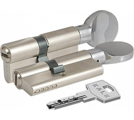 Цилиндровый механизм KALE KILIT 164SH 50+10+35M: 95mm, NP, 5K, STB, к-в 164SH000003 1