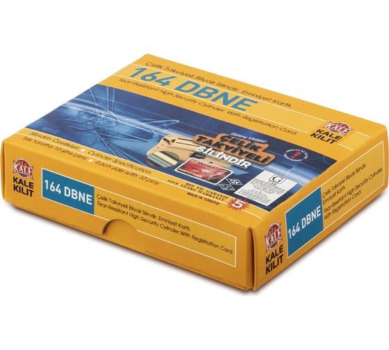 Цилиндровый механизм KALE KILIT 164DBNE 40+10+40: 90mm, BP, 5K, BB, к-к 164DBNE0027