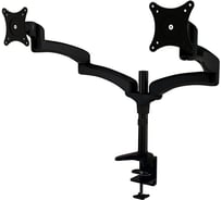 Кронштейн для мониторов Cactus CS-VM-FE124D-BK черный, 15"-27" макс.8 кг, настольный, поворот и наклон 441653