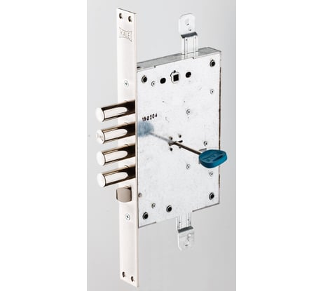 Замок врезной сувальдный KALE KILIT 452l с тягами, 85bs63, 35cp, 5k(55mm), w/o sp, w/o ros, wb 452L0000002