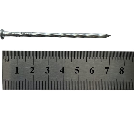 Гвозди Steelfix винтовые, 3,0x70 цинк 0,5кг (121 шт) ГВЦ307005