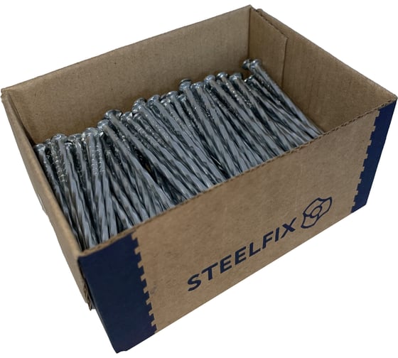 Винтовые гвозди Steelfix 3x70 мм, цинк, 1 кг, 279 шт. ГВЦ30701