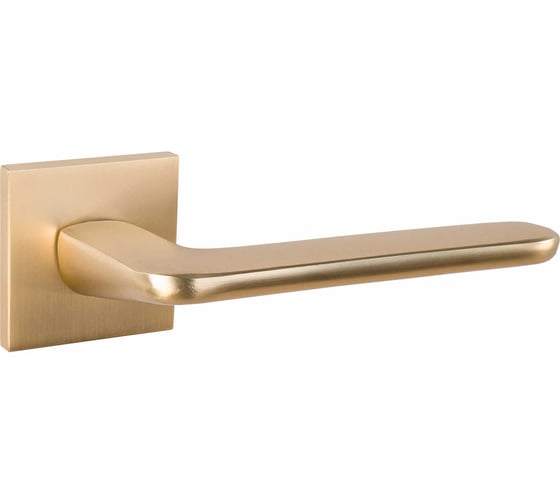 Дверная ручка PUERTO Гляссе серия SLIM золото матовое сатинированное INAL 555-03 slim SSG