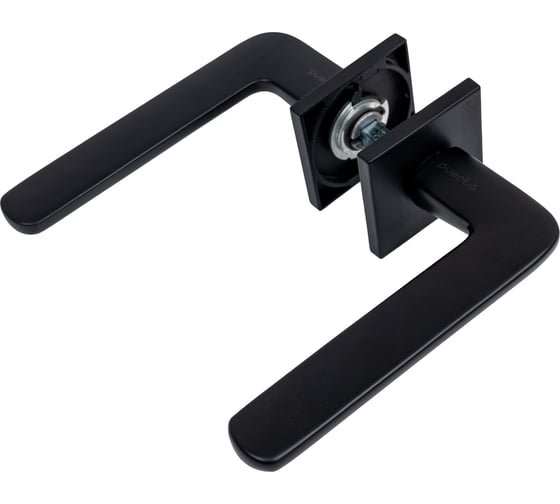Дверная ручка PUERTO Гляссе серия SLIM черный INAL 555-03 slim B