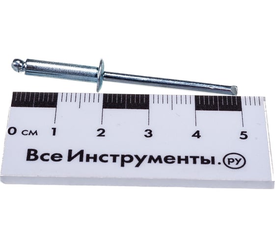 Заклепка вытяжная открытая сталь/сталь St/St (50 шт; 4x16 мм; Борт: Стандарт) MESSER 114014016-50