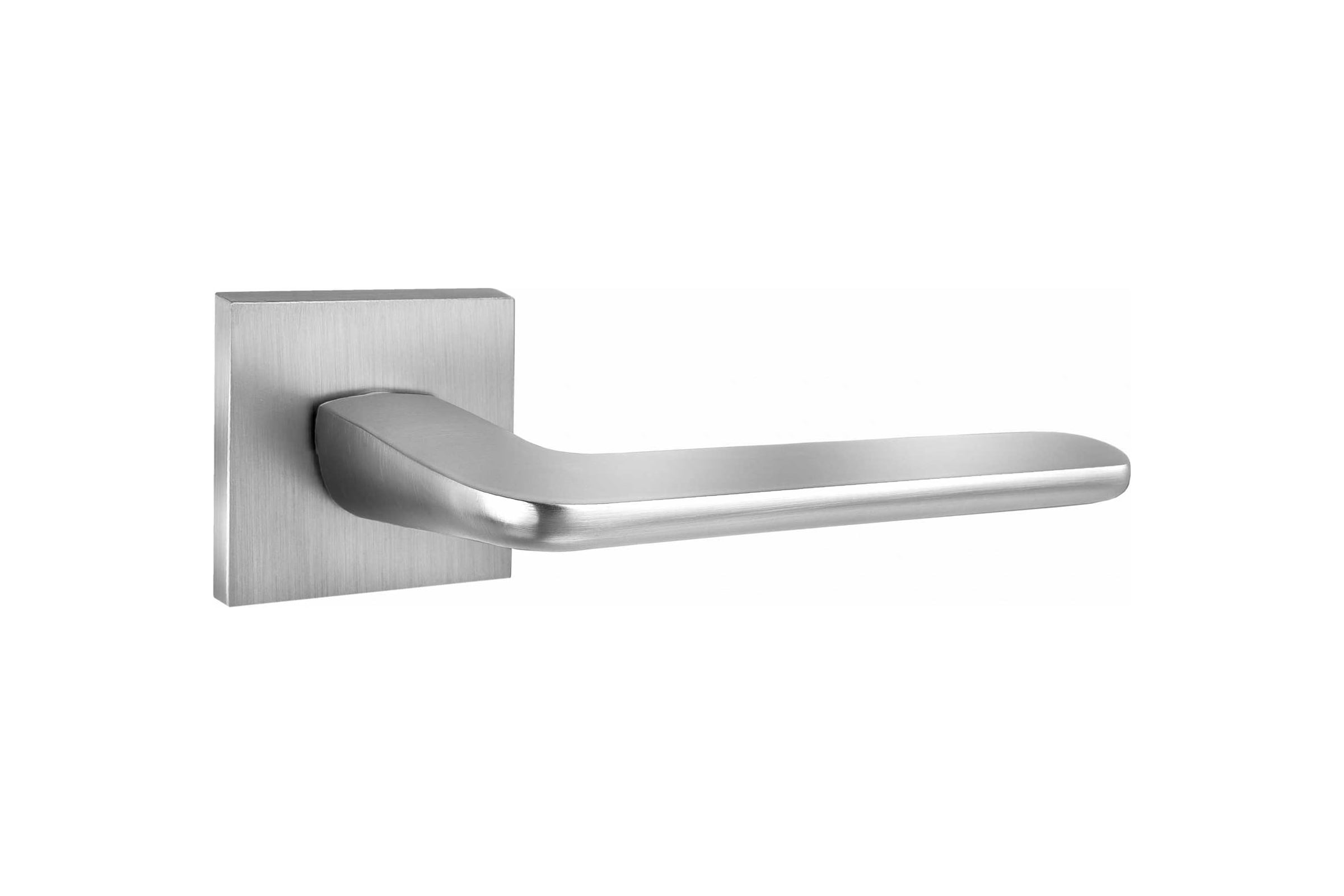 Дверная ручка PUERTO Гляссе серия SLIM супер сатин хром INAL 555