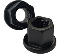 Гайка с фланцем ZAMETAL М12 10.0 DIN 6331, высокая, Б/П, упаковка 1000 шт. ZA109964