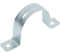 Двухлапковая металлическая скоба Рувинил с внутренним диаметром 43 мм 20 шт С21443