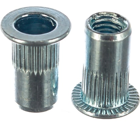 Заклепка резьбовая стальная цилиндрическая с насечкой (50 шт; М5; стандартный борт) MESSER 211105S-50