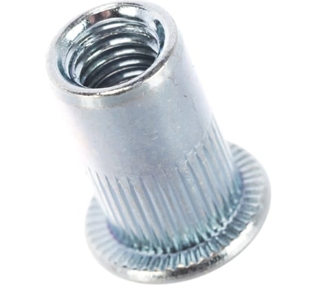 Заклепка резьбовая стальная цилиндрическая с насечкой (50 шт; М6; стандартный борт) MESSER 211106S-50