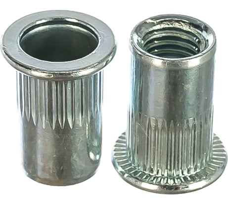 Заклепка резьбовая стальная цилиндрическая с насечкой (50 шт; М8; стандартный борт) MESSER 211108S-50