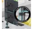 Кронштейн для двух мониторов ONKRON 13"-34" настольный, чёрный D208E-B 10