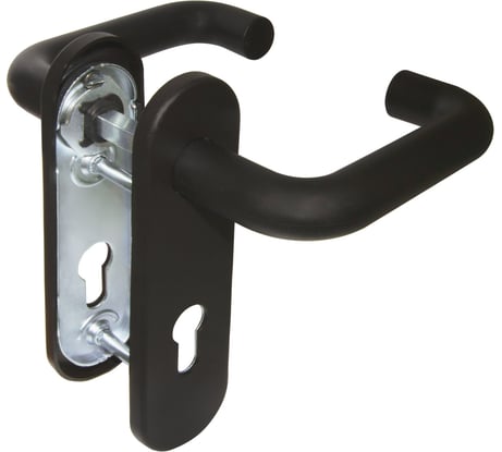 Ручка на планке для противопожарных дверей VETTORE 1919 mbp, черный матовый 20542